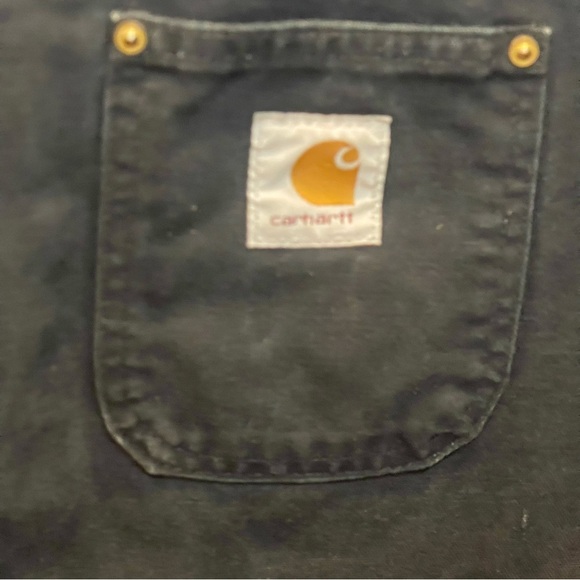 Carhartt Vintage Mens Chore Coat Size 48 Tall Faded Black - Picture 3 of 12